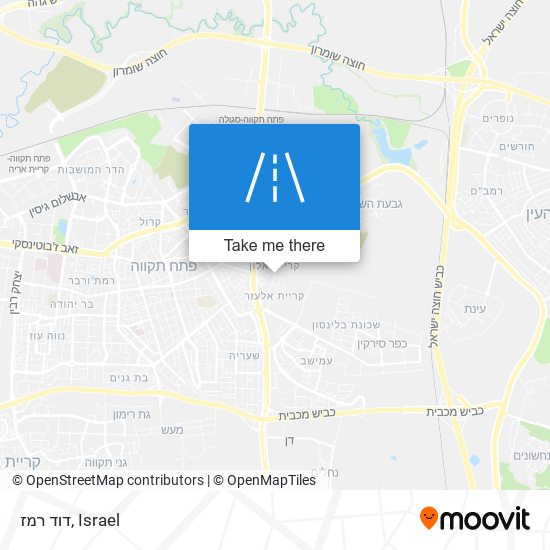 דוד רמז map