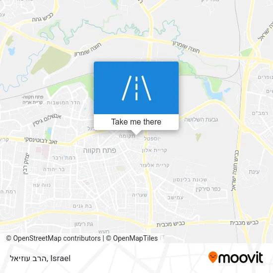 Карта הרב עוזיאל