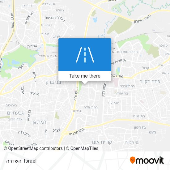 השדרה map
