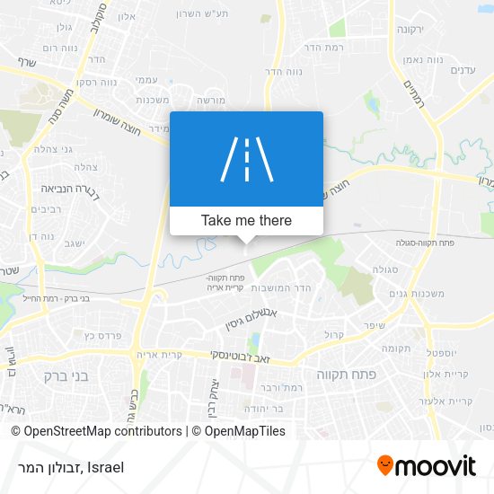 זבולון המר map