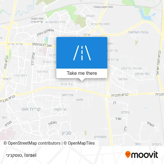 Карта טוסקניני