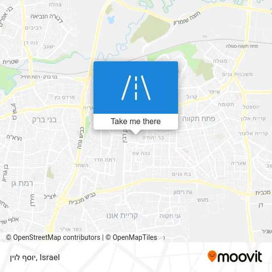 Карта יוסף לוין