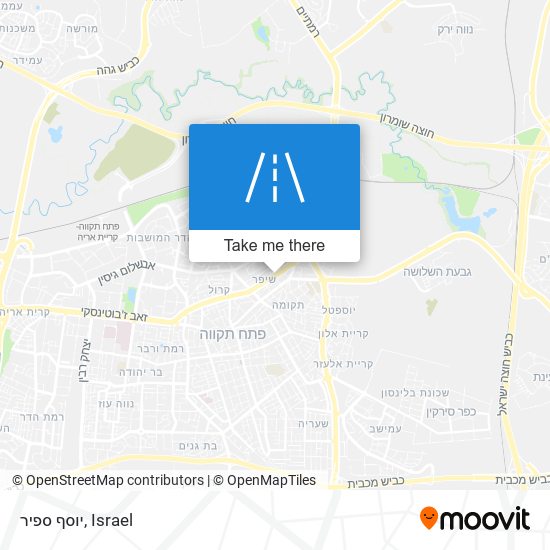 יוסף ספיר map