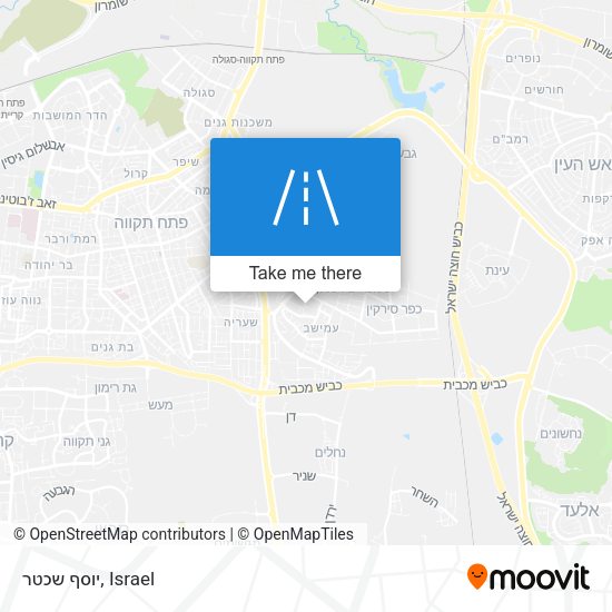 יוסף שכטר map