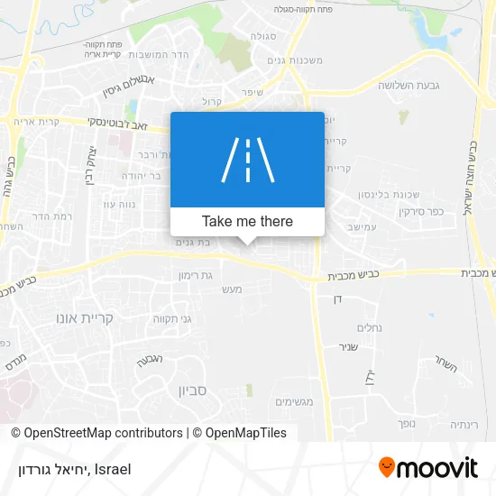 Карта יחיאל גורדון