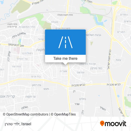 ילדי טהרן map
