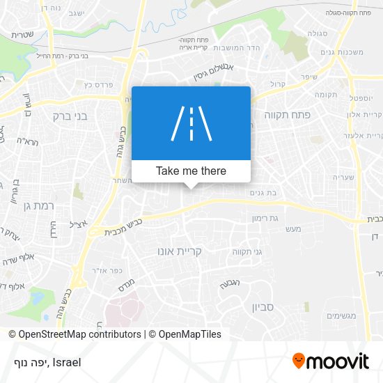 יפה נוף map