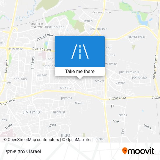 יצחק יצחקי map