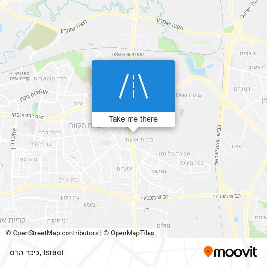 כיכר הדס map