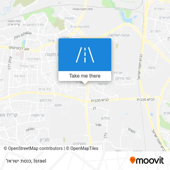 Карта כנסת ישראל
