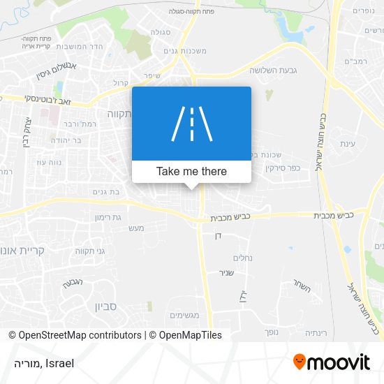 מוריה map