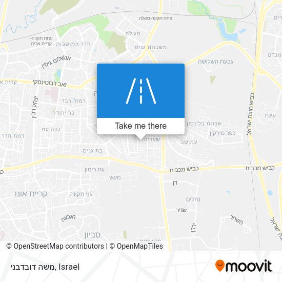 משה דובדבני map