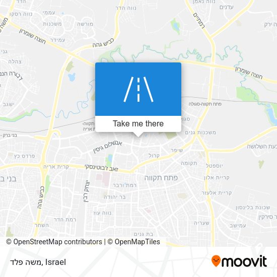 משה פלד map
