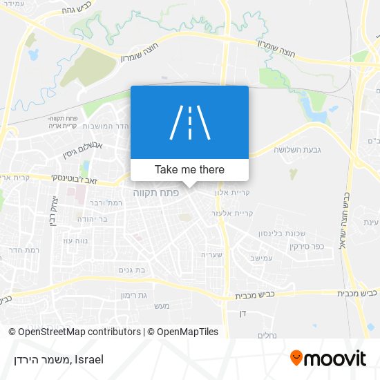 משמר הירדן map