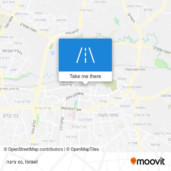 נס ציונה map