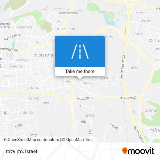 נתן אלבז map