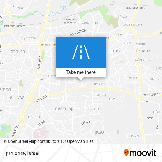 פנחס חגין map