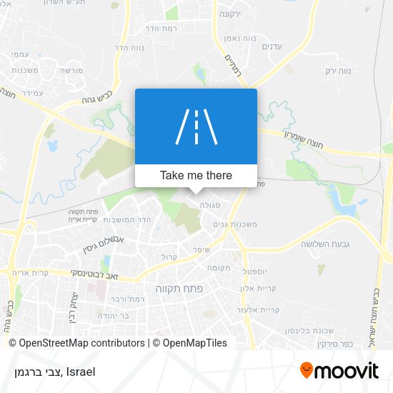 צבי ברגמן map
