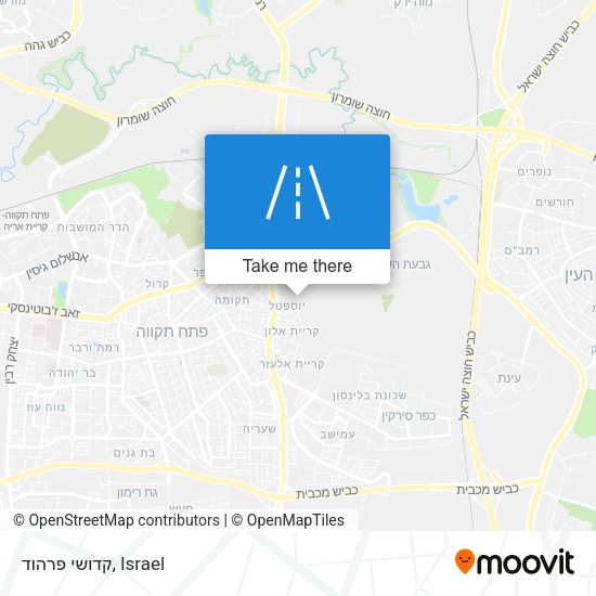 קדושי פרהוד map