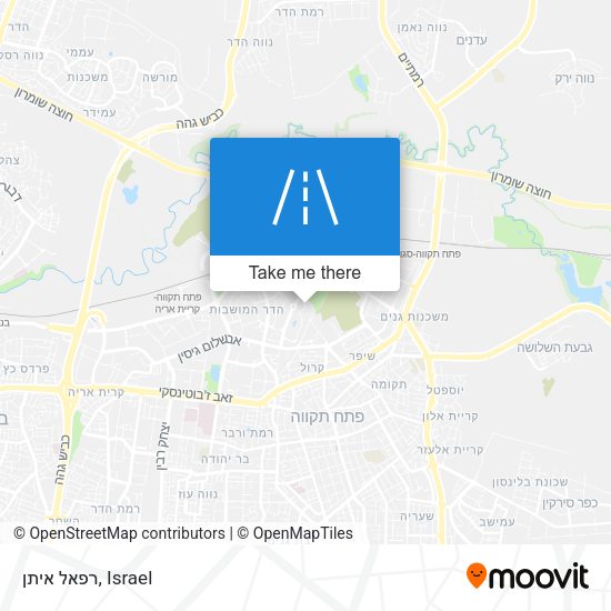 רפאל איתן map