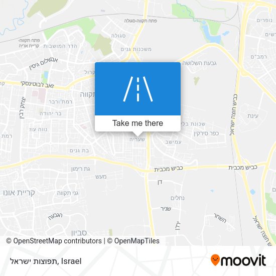 תפוצות ישראל map