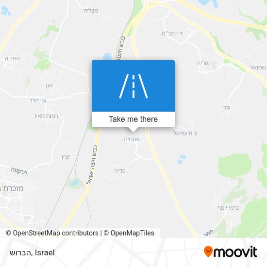 הברוש map