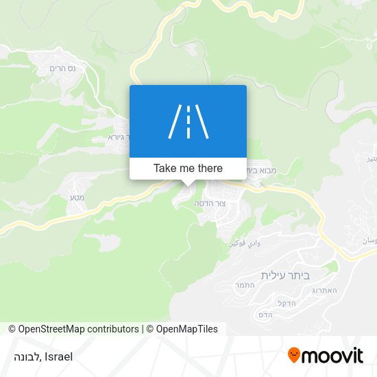 לבונה map