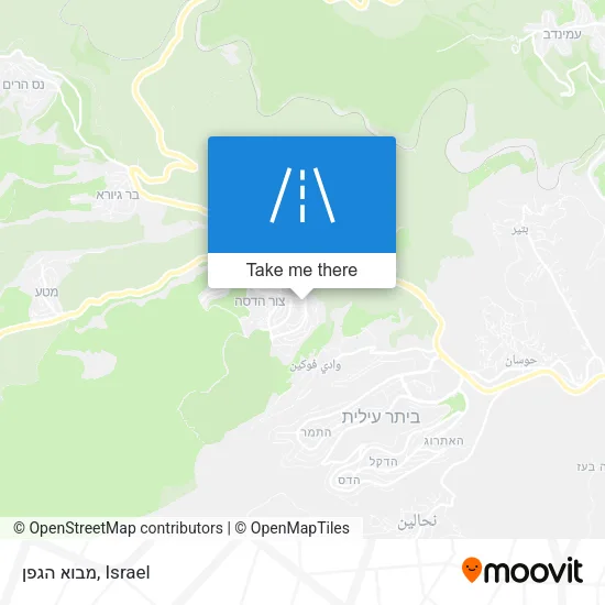 Карта מבוא הגפן