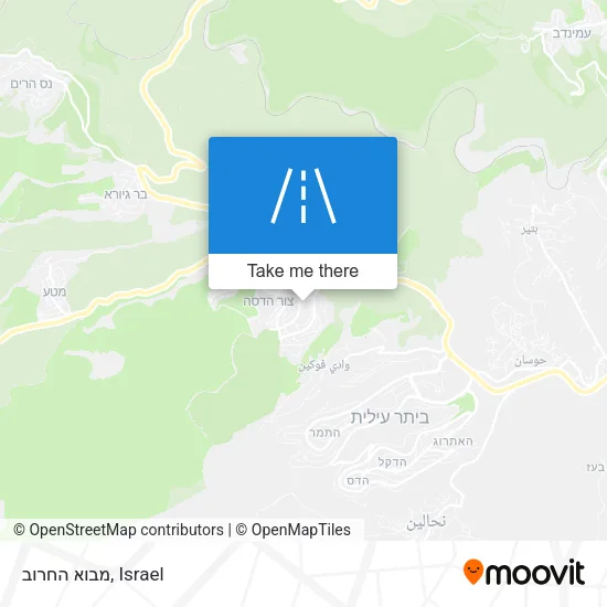 Карта מבוא החרוב