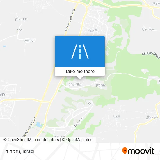 Карта נחל דוד