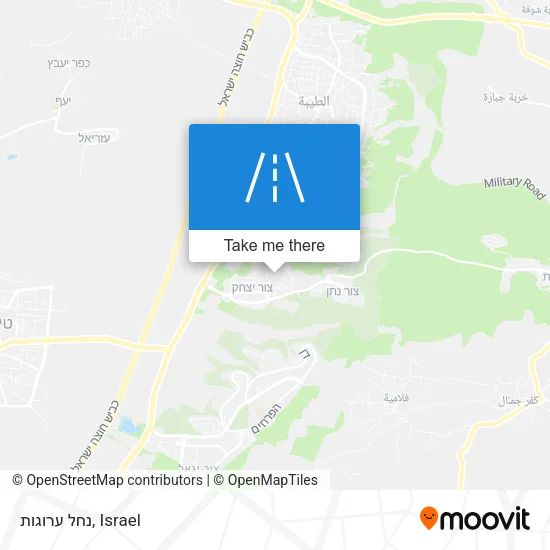 Карта נחל ערוגות