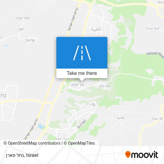 Карта נחל פארן
