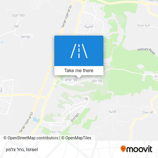 Карта נחל צלמון