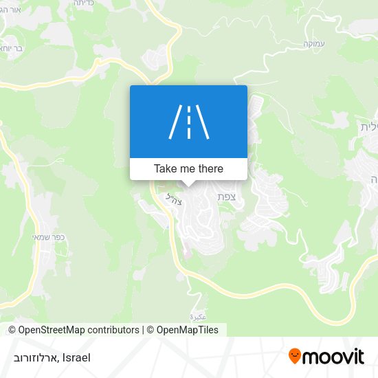 ארלוזורוב map