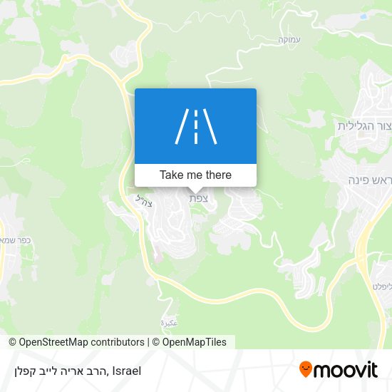 הרב אריה לייב קפלן map
