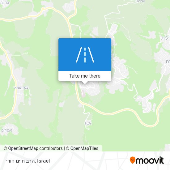 הרב חיים חורי map
