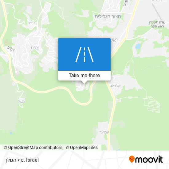Карта נוף הגולן