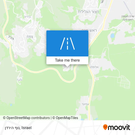 Карта נוף הירדן