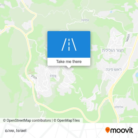 שוהם map