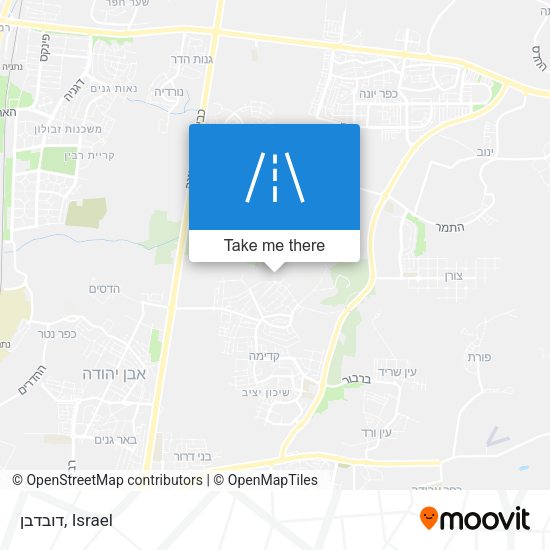 דובדבן map