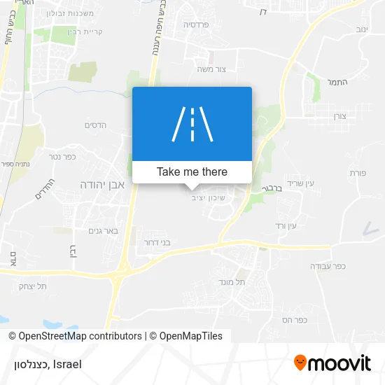 Карта כצנלסון