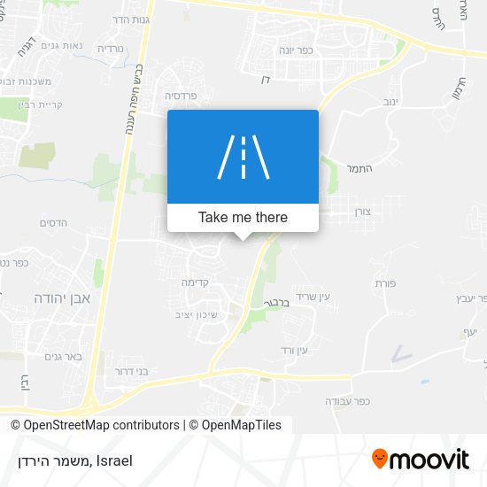 Карта משמר הירדן