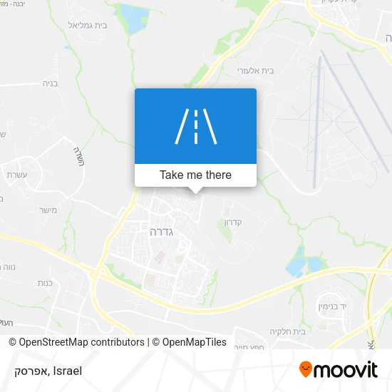 Карта אפרסק