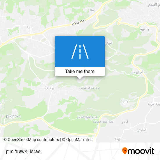 Карта משעול מורן