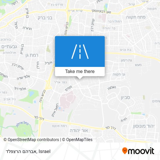 אברהם הרצפלד map