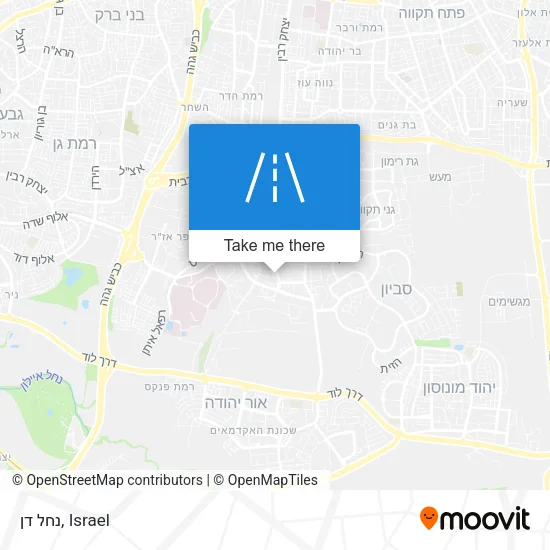 Карта נחל דן