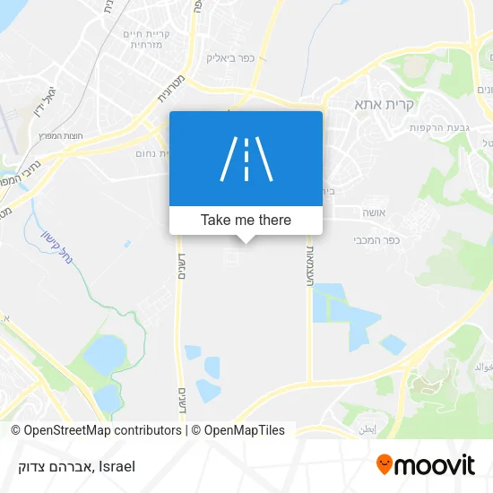 אברהם צדוק map