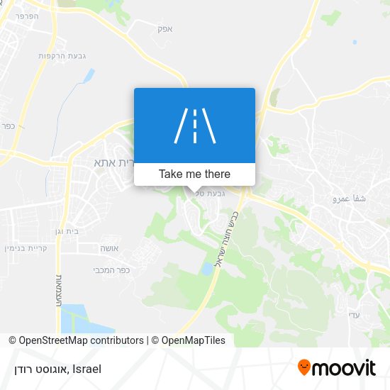Карта אוגוסט רודן