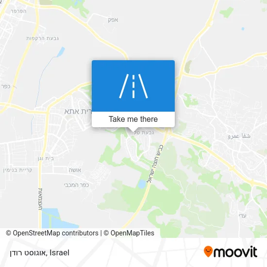 Карта אוגוסט רודן