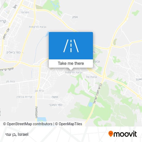 בן עמי map